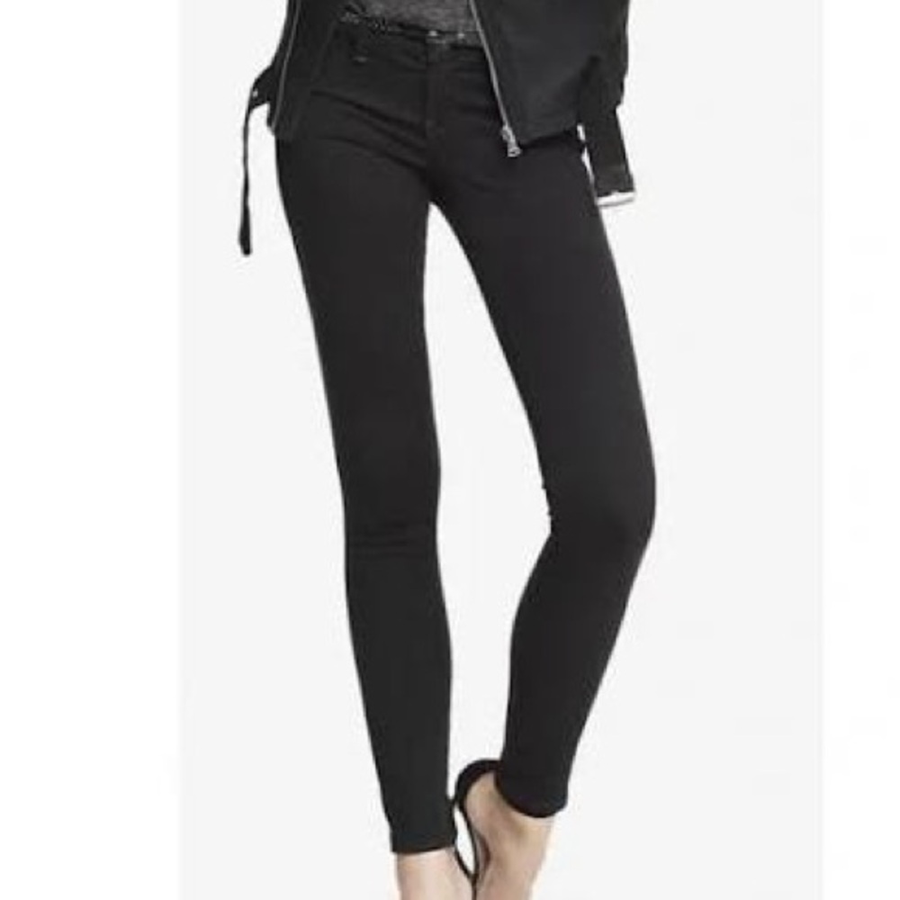 Express black jean leggings